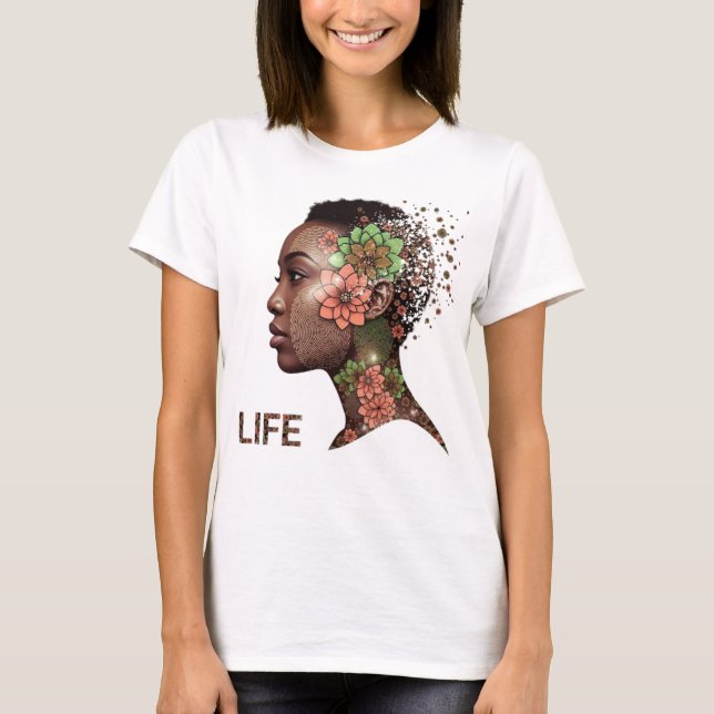T-shirt Eternal_Life_Blossoming_Identity. (Devant)