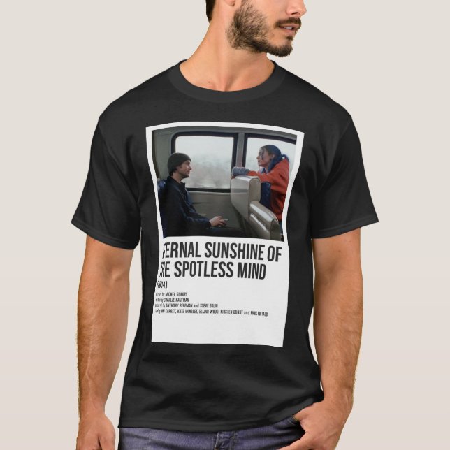 T-shirt ETERNAL SUNSHINE OF THE SPOTLESS MIND train POSTER (Devant)