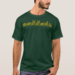 T-shirt Eternals Makkari ASL Doigt-épellation jaune