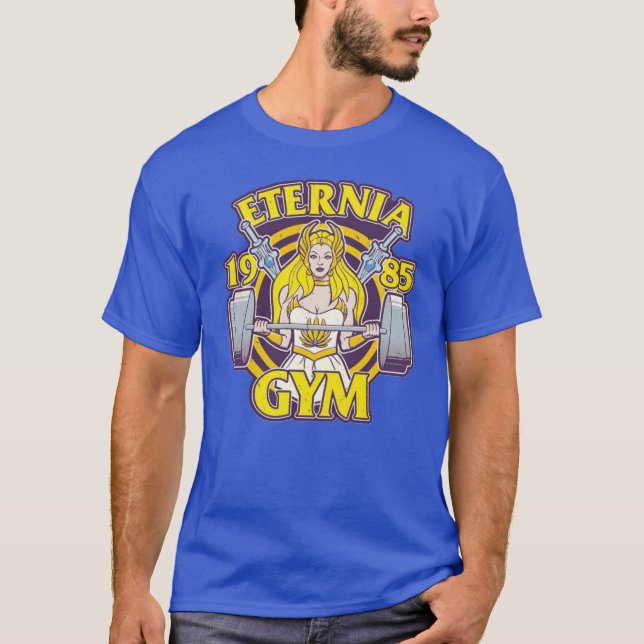 T-shirt Eternia Gym 1985 She Ra Scoop retro (Devant)