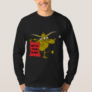 T-shirt Êtes-vous assez dur Taureau enragé Noir
