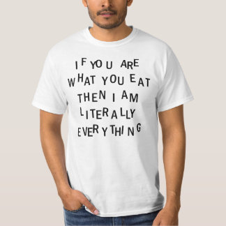 T-SHIRT ÊTES VOUS CE QUE VOUS MANGEZ