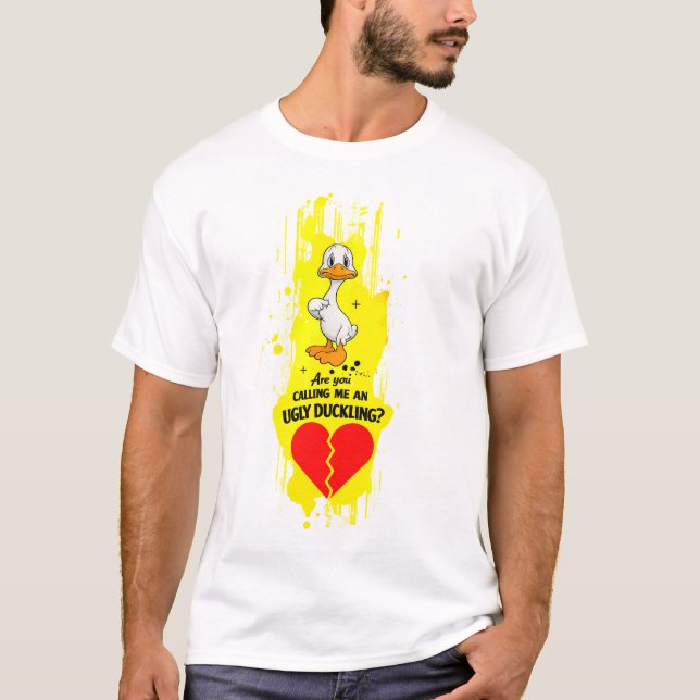 T-shirt Êtes-vous en train de m'appeler un vilain petit ca (Devant)