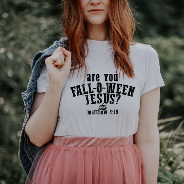 T-shirt Êtes-vous Fall-O-Ween Jésus-Christ Noël Halloween (Créateur téléchargé)