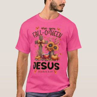 T-shirt Êtes-Vous Tombé-O-Ween Jésus