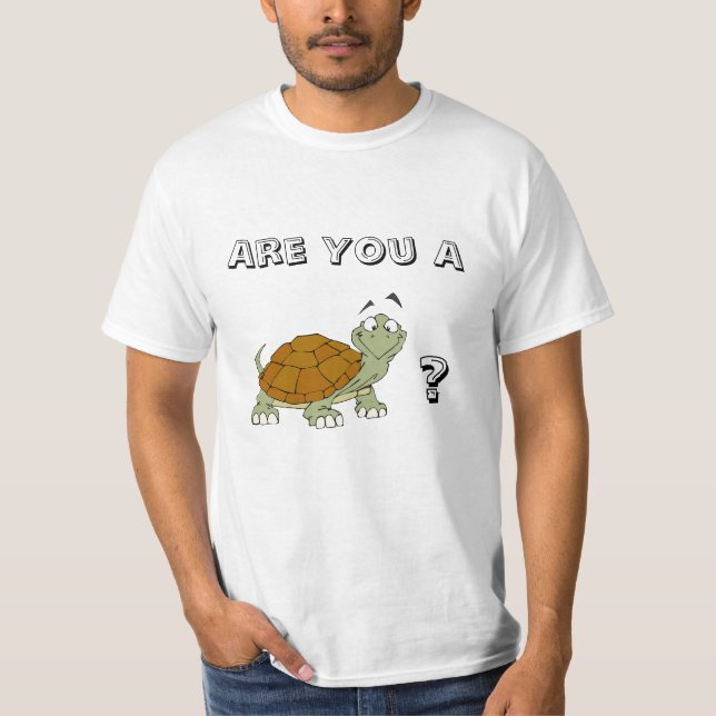 T-shirt Êtes vous une tortue (Devant)