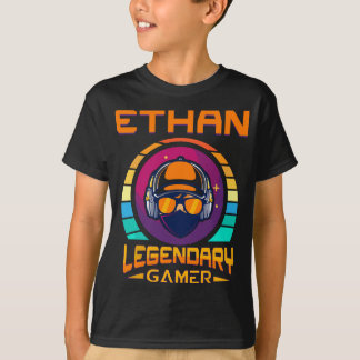 T-shirt Ethan Jeu légendaire - Nom personnalisé Cadeau