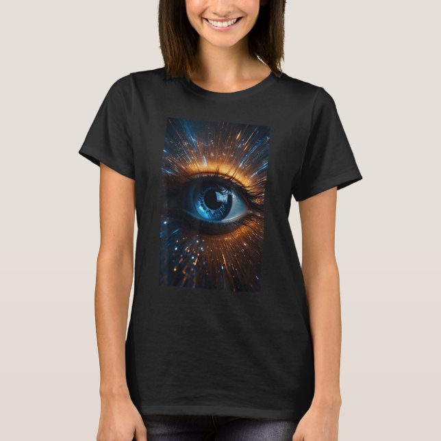 T-shirt Ethereal Alien Eyes Festival EDM Weird unique Surr (Devant)