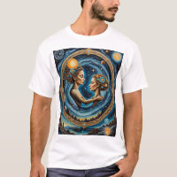 T-shirt Ethereal Cosmic Soul Connection