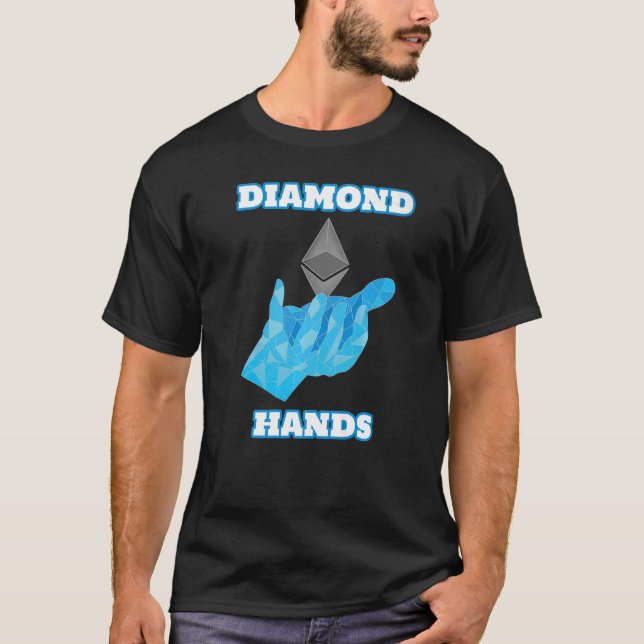 T-shirt Ethereum Diamond Hands Eth (Devant)