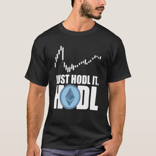 T-shirt Ethereum Hodl Hodler Crypto Bitcoin Ethereum Miner (Devant)