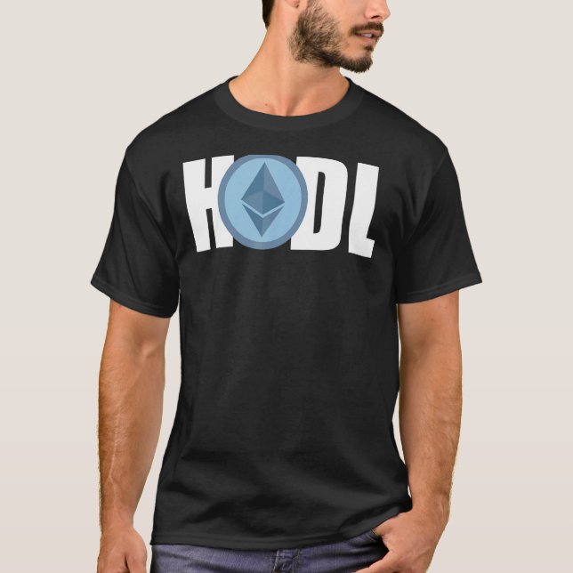 T-shirt Ethereum Hodl Hodler Crypto Bitcoin Ethereum Miner (Devant)