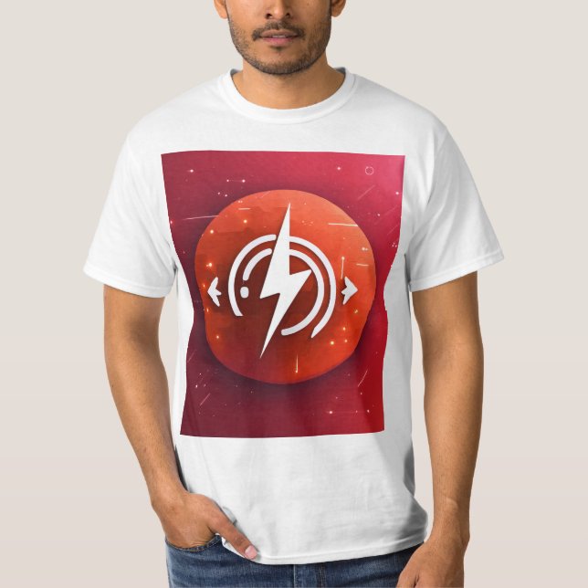 T-shirt EtherZap, boulon moderne Tee (Devant)