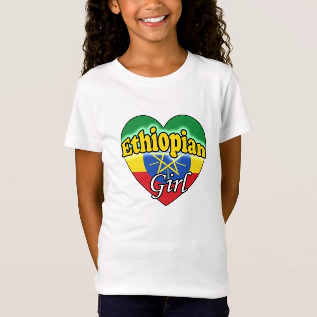 T-Shirt Ethiopian Girl (Devant)