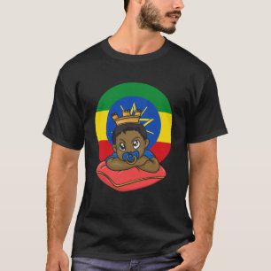 T-shirt Ethiopie Afrique Drapeau Fière Melanin Princ
