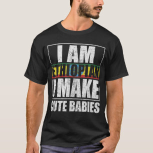 T-shirt Ethiopie Drapeau Fiers Ethiopiens Hommes & Femmes