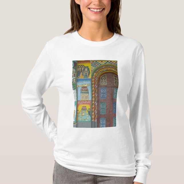 T-shirt Ethiopie :  région du Tigré, Axum, Église du Chris (Devant)