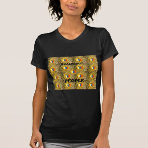 T-shirt Ethnic African Art Design Imprimer : Beautiful Peo