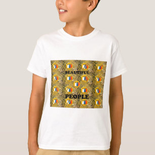 T-shirt Ethnic African Art Design Imprimer : Beautiful Peo