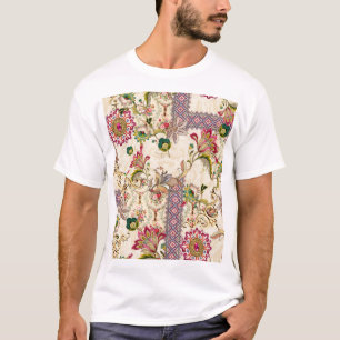 T-shirt Ethnic Mughal Floral Paisley