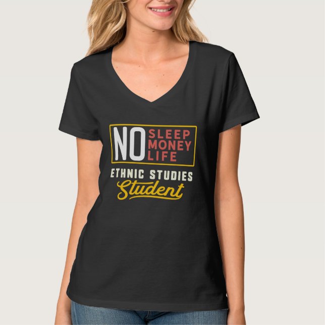 T-shirt Ethnic Studies Major Studen Graduation (Devant)