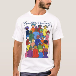 T-shirt Ethnique, interraciale, multiculturelle