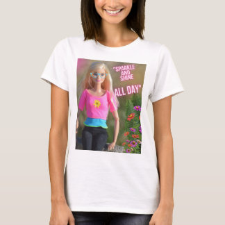 T-shirt étinceler et briller toute la journée