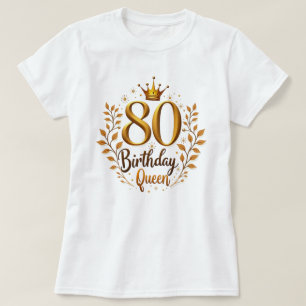 T-shirt Étincelle de luxe 80 ans Queen Graphic