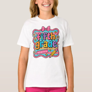T-shirt Étincelle et brillance Cinquième année Retour à l'