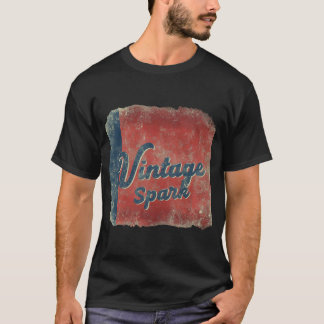 T-shirt Étincelle vintage