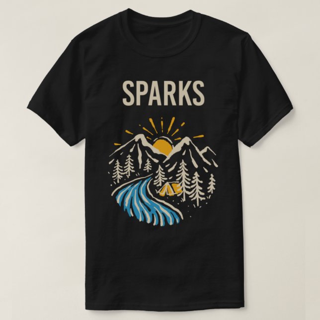 T-shirt Étincelles (Design devant)