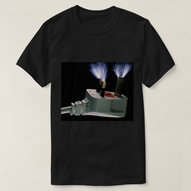T-shirt Étincelles Plug &amp_ (T1940497) (Design devant)