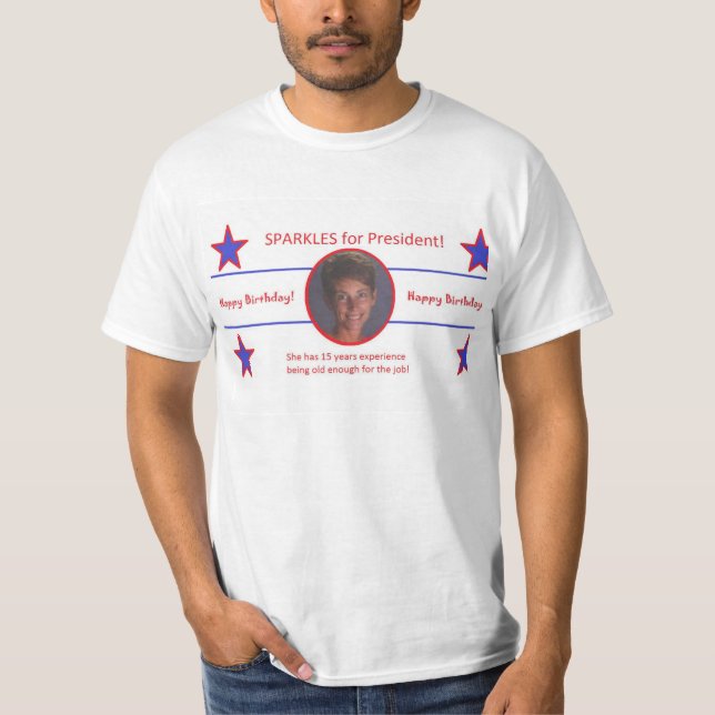 T-shirt Étincelles pour le président (Devant)