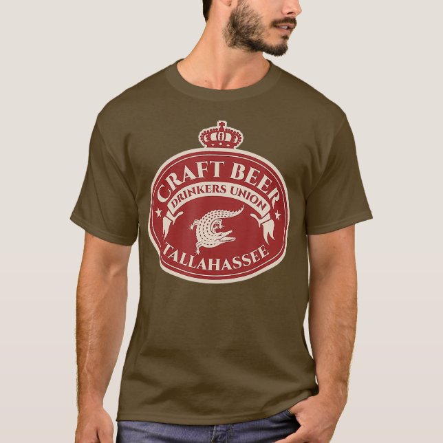 T-shirt Étiquette Amateurs de bière artisanale - Tallahass (Devant)