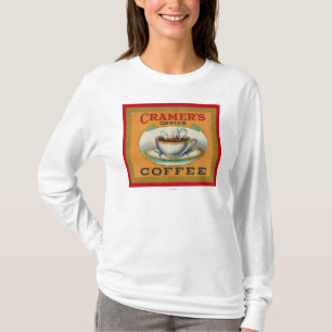 T-shirt Étiquette bien choisi du café de Cramer
