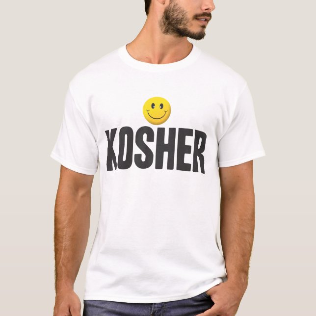 T-shirt Étiquette cachère (Devant)