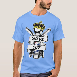 T-shirt étiquette de barbier