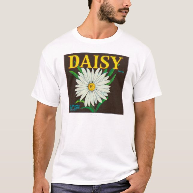 T-shirt Étiquette de caisse d'agrume de marque de (Devant)