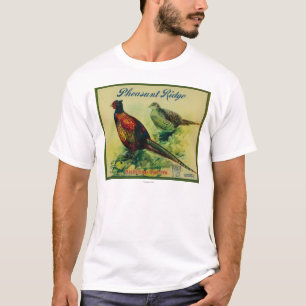 T-shirt Étiquette de caisse de Ridge Apple de faisan