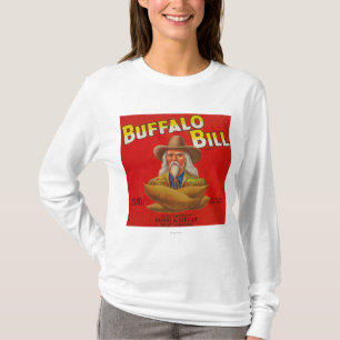 T-shirt Étiquette de caisse d'igname de marque de Buffalo