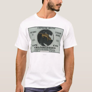T-shirt Étiquette de canneberge de marque de tamia de Cap