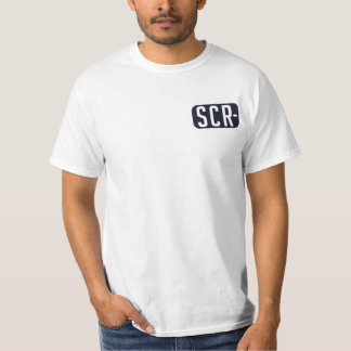 T-shirt Étiquette de chien de thyristor + Dos de logo