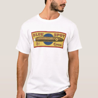 T-shirt Étiquette de cigare Blue Spot
