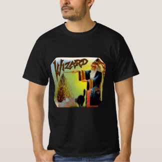 T-shirt Étiquette de cigare vintage, Magic Wizard avec cha