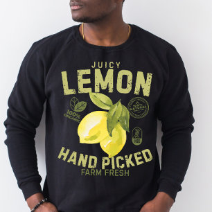 T-shirt Étiquette de citron juteux vintage