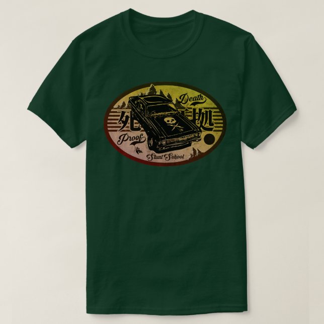 T-shirt Étiquette de l'école à vitesse de mort (Design devant)