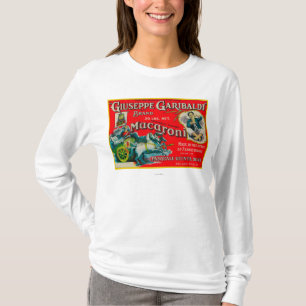 T-shirt Étiquette de macaronis de Giuseppe Garibaldi