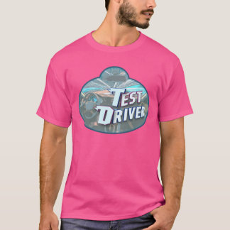 T-shirt Étiquette de nom de conducteur de test Inspiré de