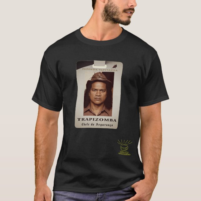T-shirt Étiquette de nom Trapizomba (Devant)