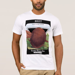 T-shirt Étiquette de paquets de semences de betteraves